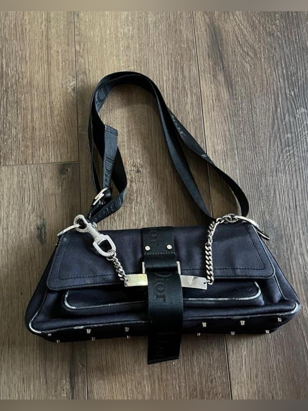 Vintage Christian Dior Galliano era Hardcore Nylon Crossbody bag